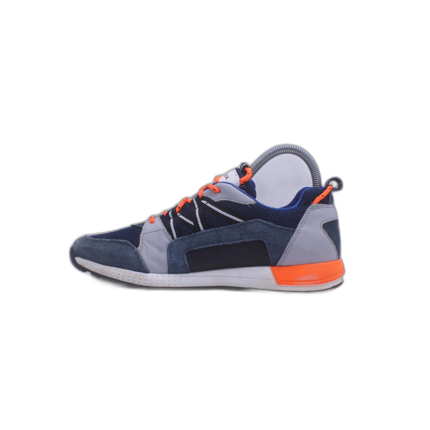 Bally Glick WS White, Black and Orange Sneakers