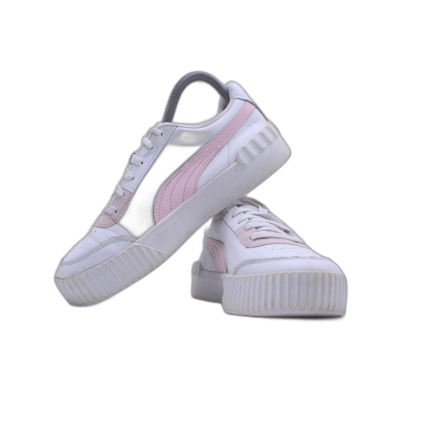 Puma Carina Lift Women's Streetstyle Sneaker Clubwear White - Pink Lady