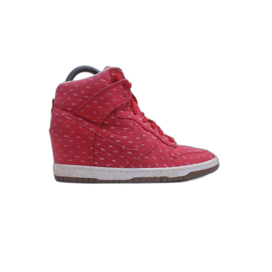 Nike Red Dunk Sky High Hidden Wedge 543257-200 Shoes