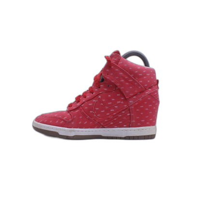 Nike Red Dunk Sky High Hidden Wedge 543257-200 Shoes