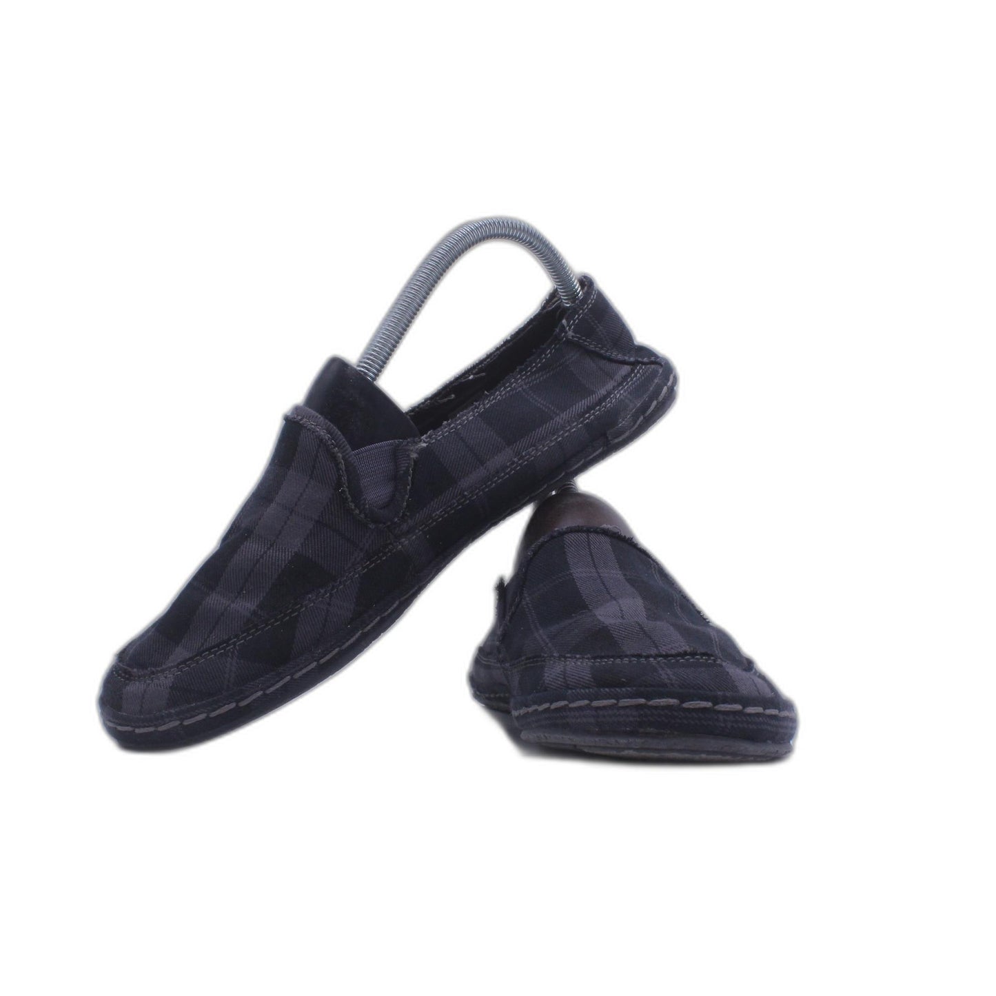 Rocket Dog Black and Grey Women's Plaid Boat Shoes! Super Comfy!