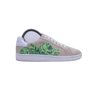 Adidas Originals Stan Smith White Green Palm Print Casual Sneakers
