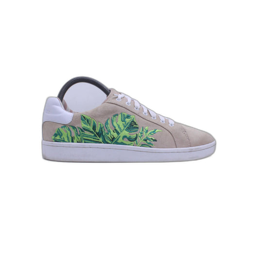 Adidas Originals Stan Smith White Green Palm Print Casual Sneakers
