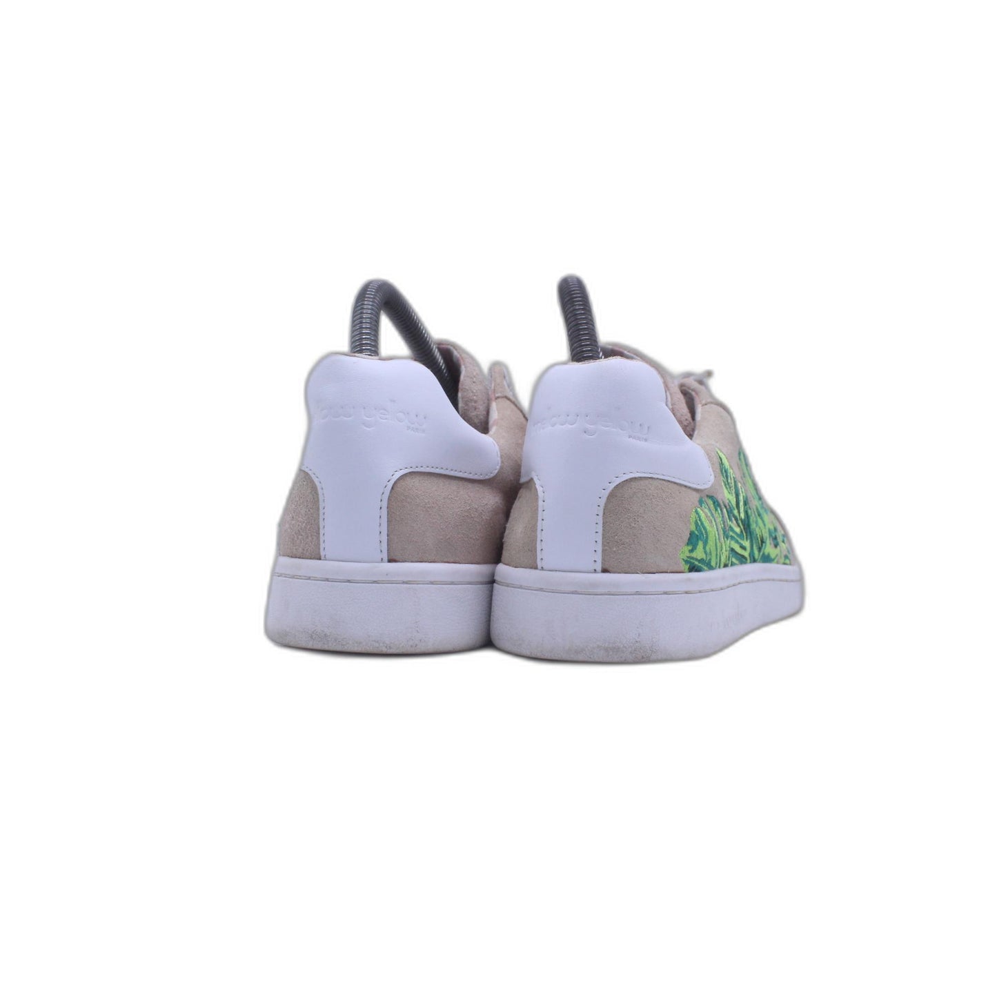 Adidas Originals Stan Smith White Green Palm Print Casual Sneakers