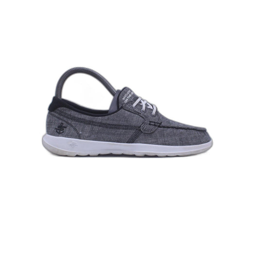 Skechers Go Walk Lite ISLA Black White Casual Boat Shoes