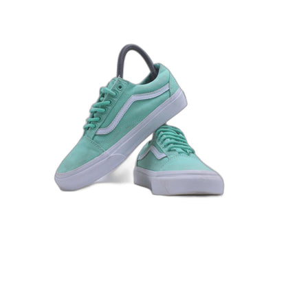 Vans Old Skool Mint Blue/Green Leather Shoe