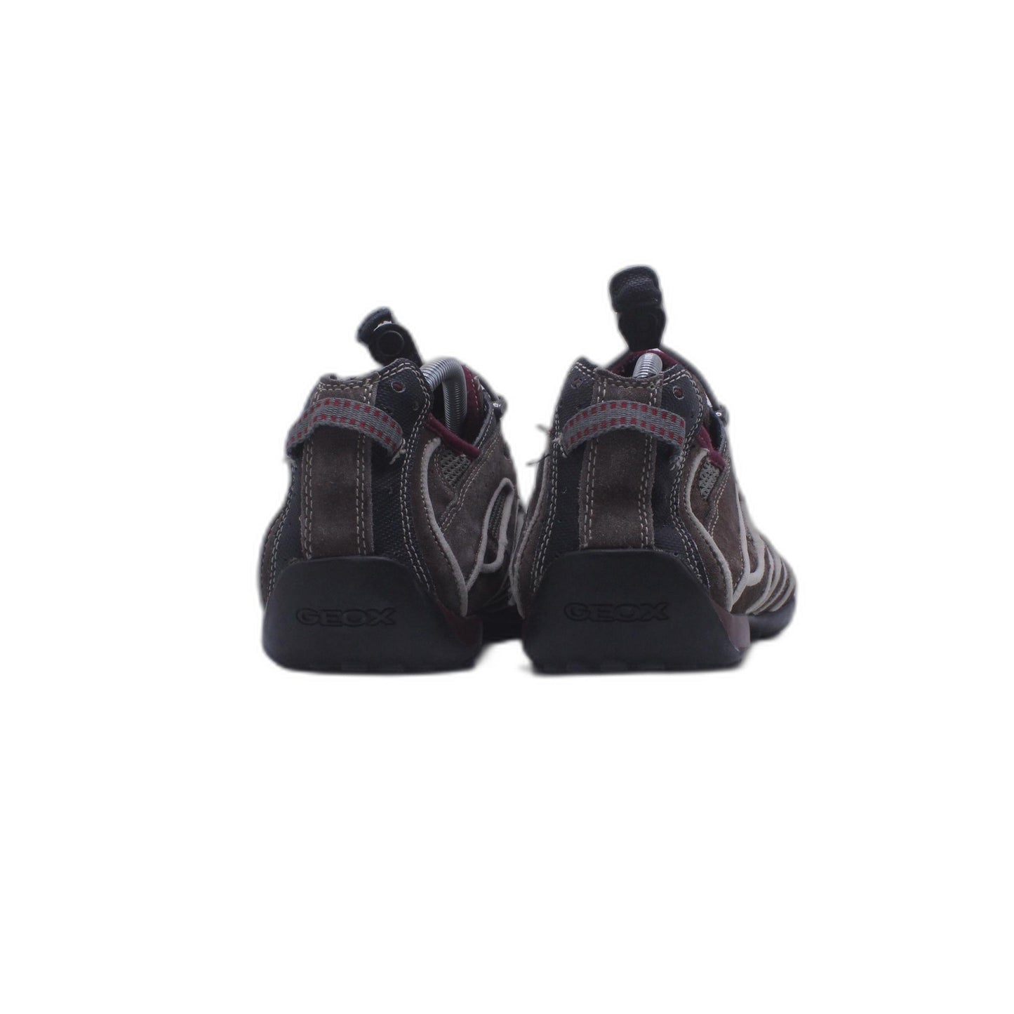 GEOX BROWN LEATHER/SUEDE SNEAKER