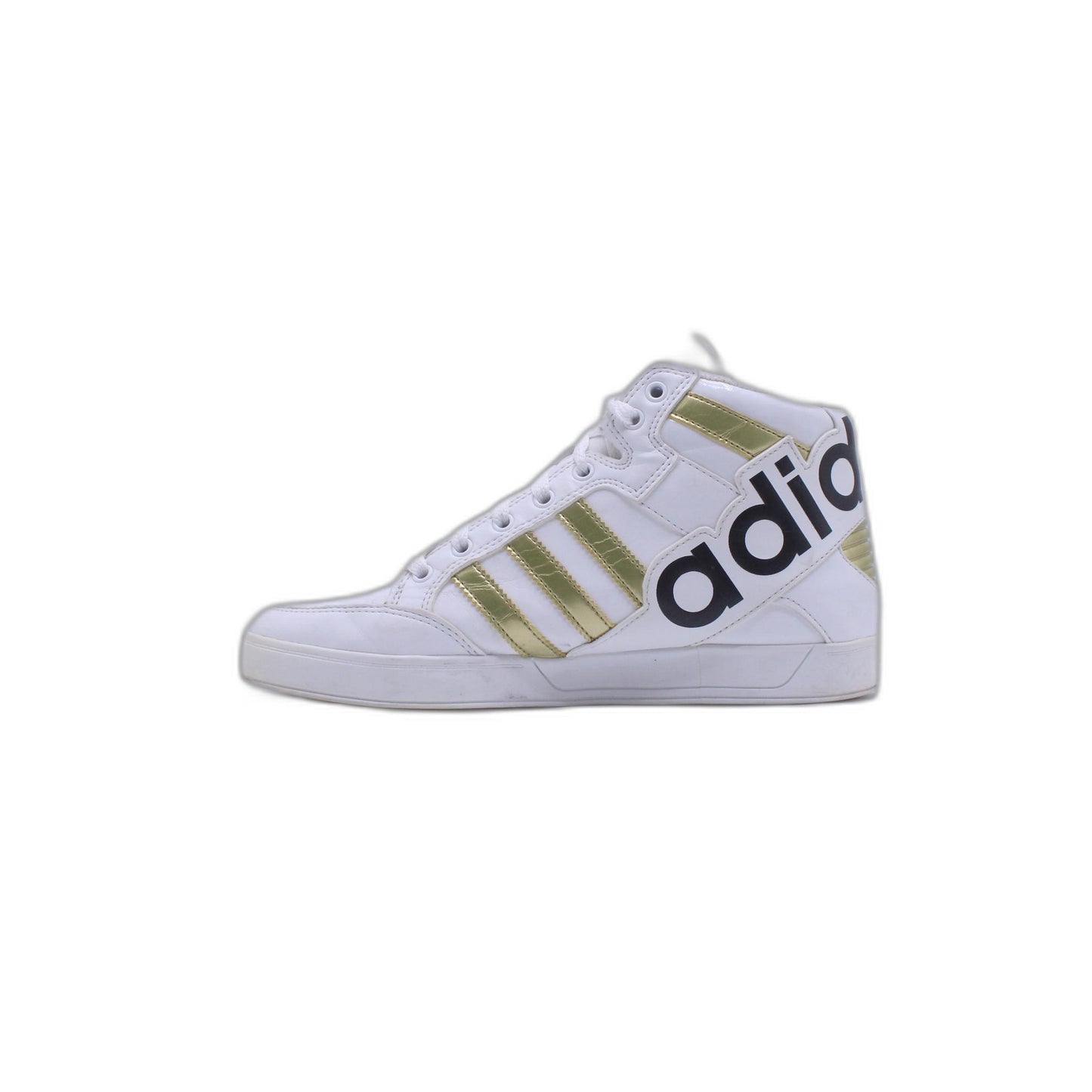 Adidas Women's Gray Suede Hi Top Shoe