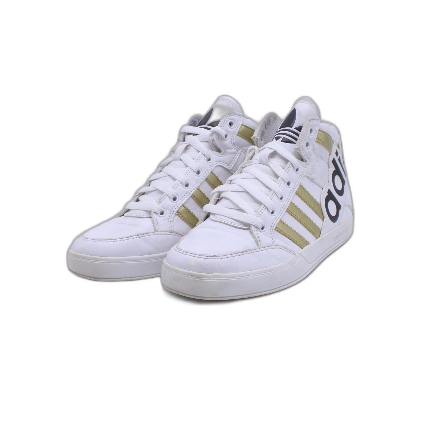 Adidas Women's Gray Suede Hi Top Shoe