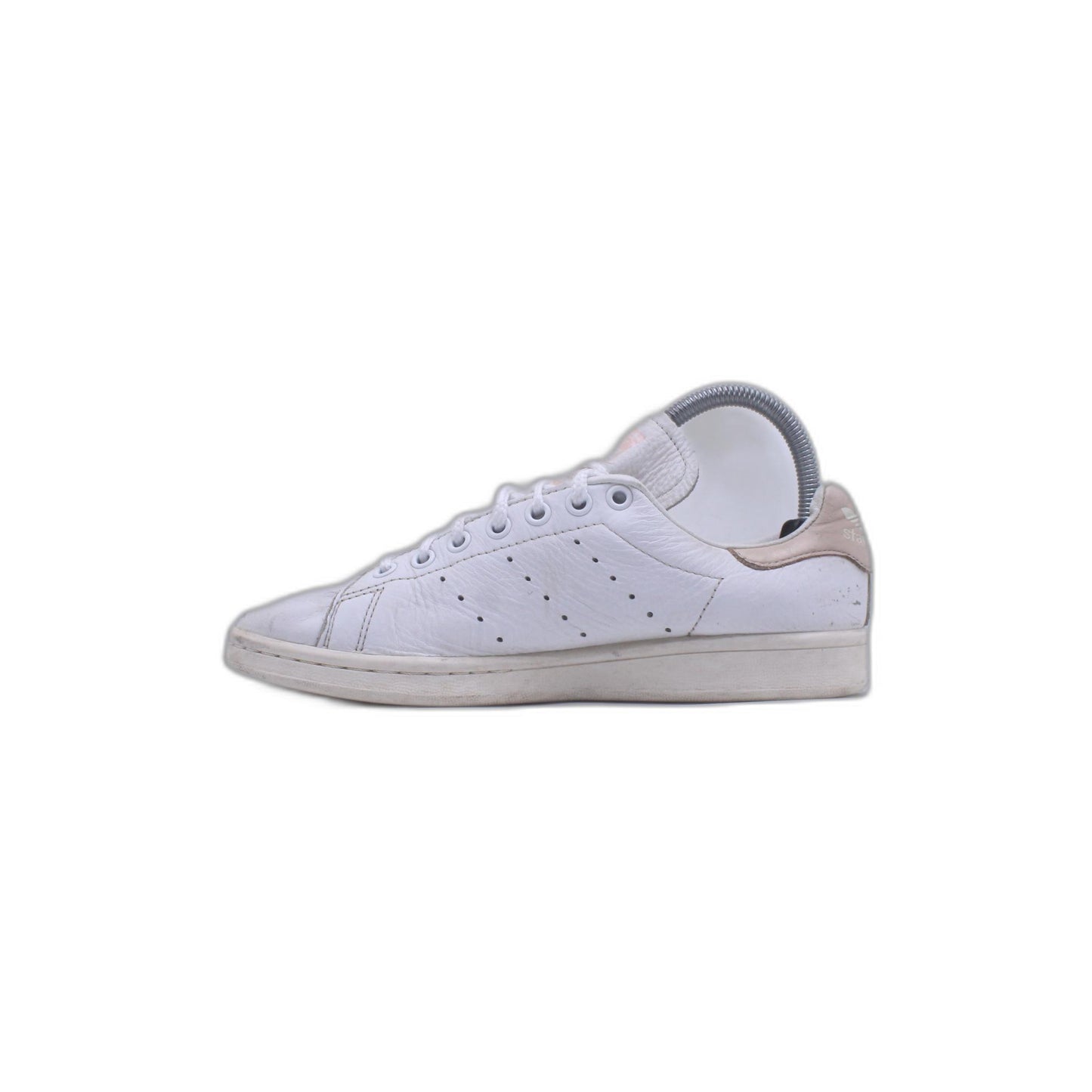 Adidas Womens Stan Smith Pale Tan Beige Leather Shoe