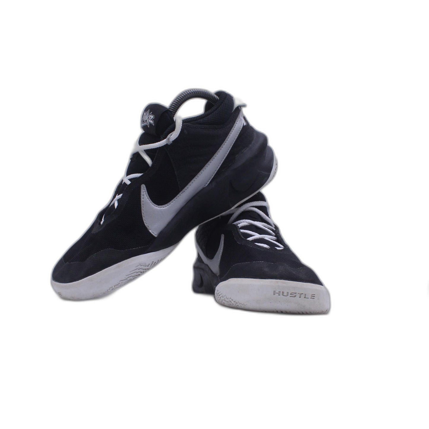 NIKE TEAM HUSTLE D 10 Youth Basketball Black Shoe