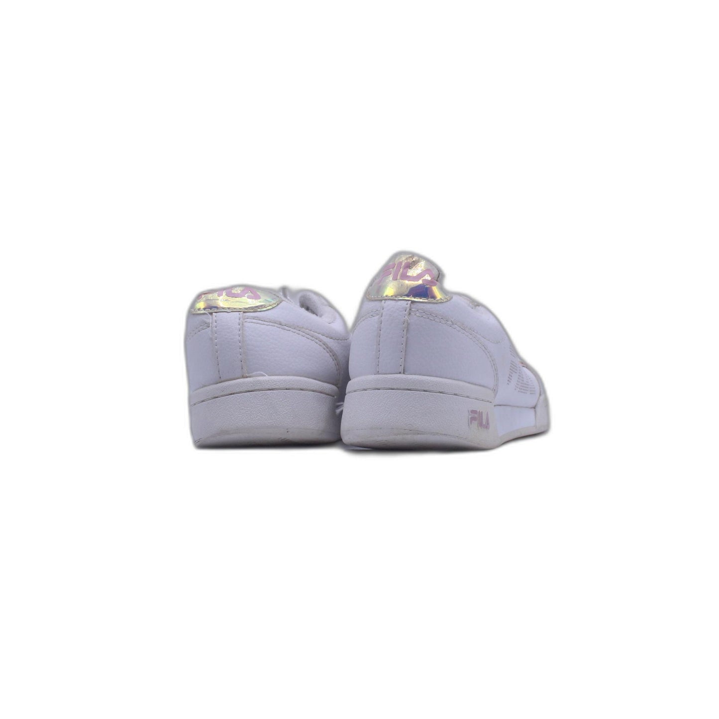 FILA AMANT LOW SILVER WHITE CLASSIC LOW TOP LACE UP SNEAKERS