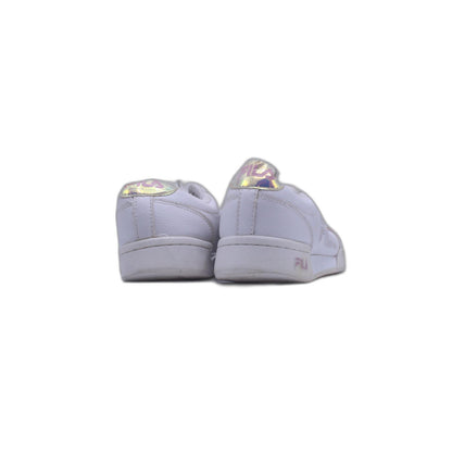 FILA AMANT LOW SILVER WHITE CLASSIC LOW TOP LACE UP SNEAKERS