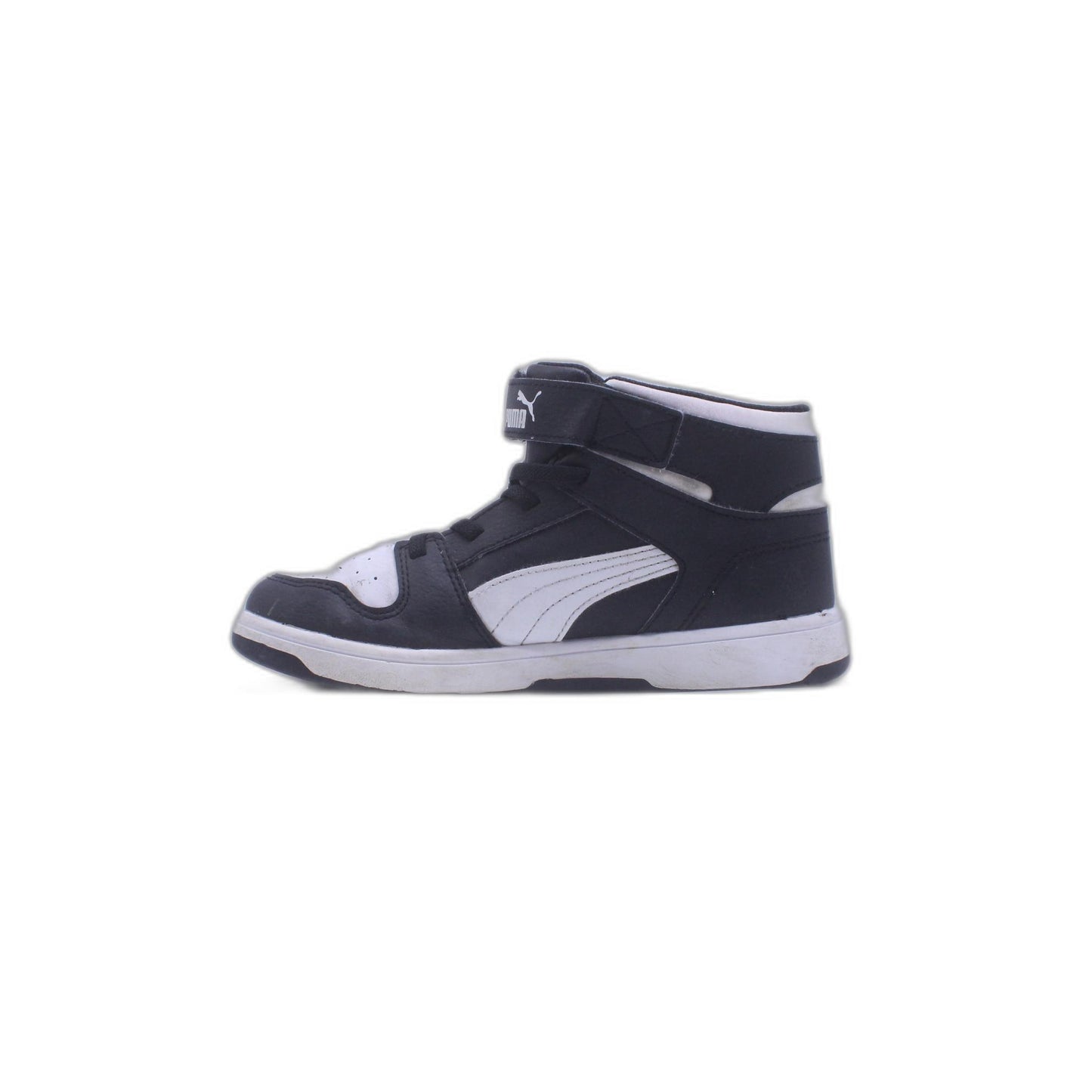 Puma Boys Rebound Layup 370488-01 Black Basketball Shoe