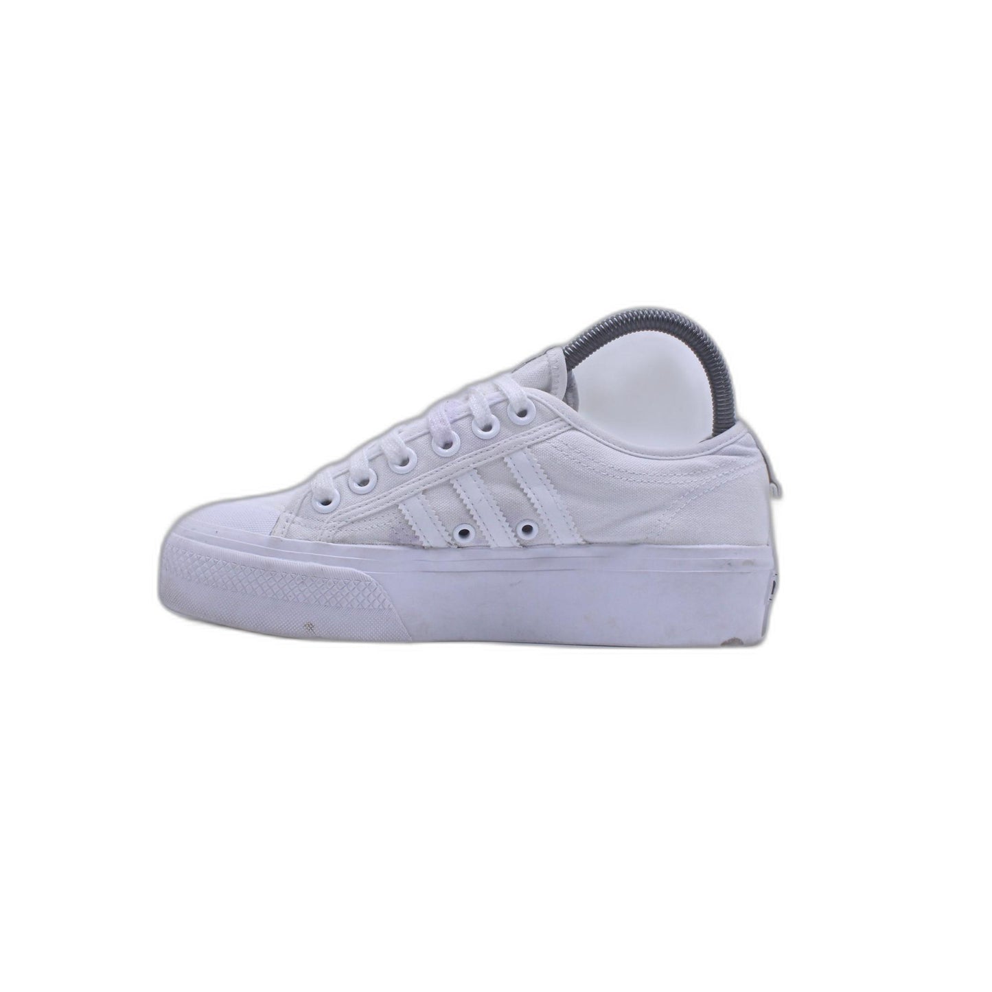 Adidas Nizza Platform Triple White Women's Casual Shoe