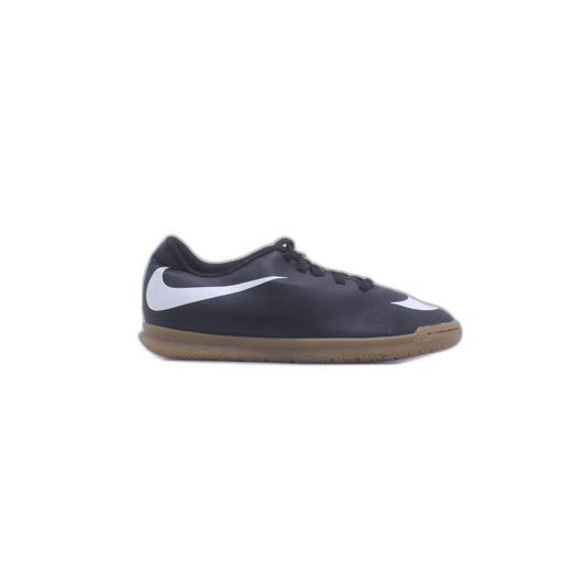 NIKE Black Lace Up Round Toe Low Top Sneaker