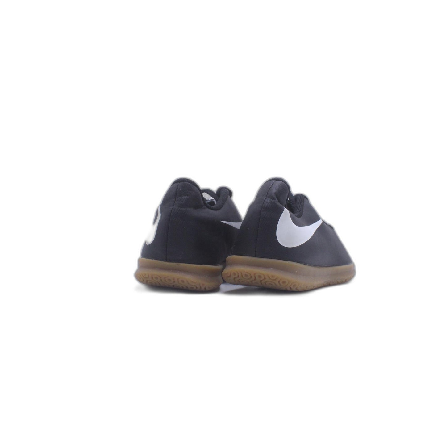 NIKE Black Lace Up Round Toe Low Top Sneaker