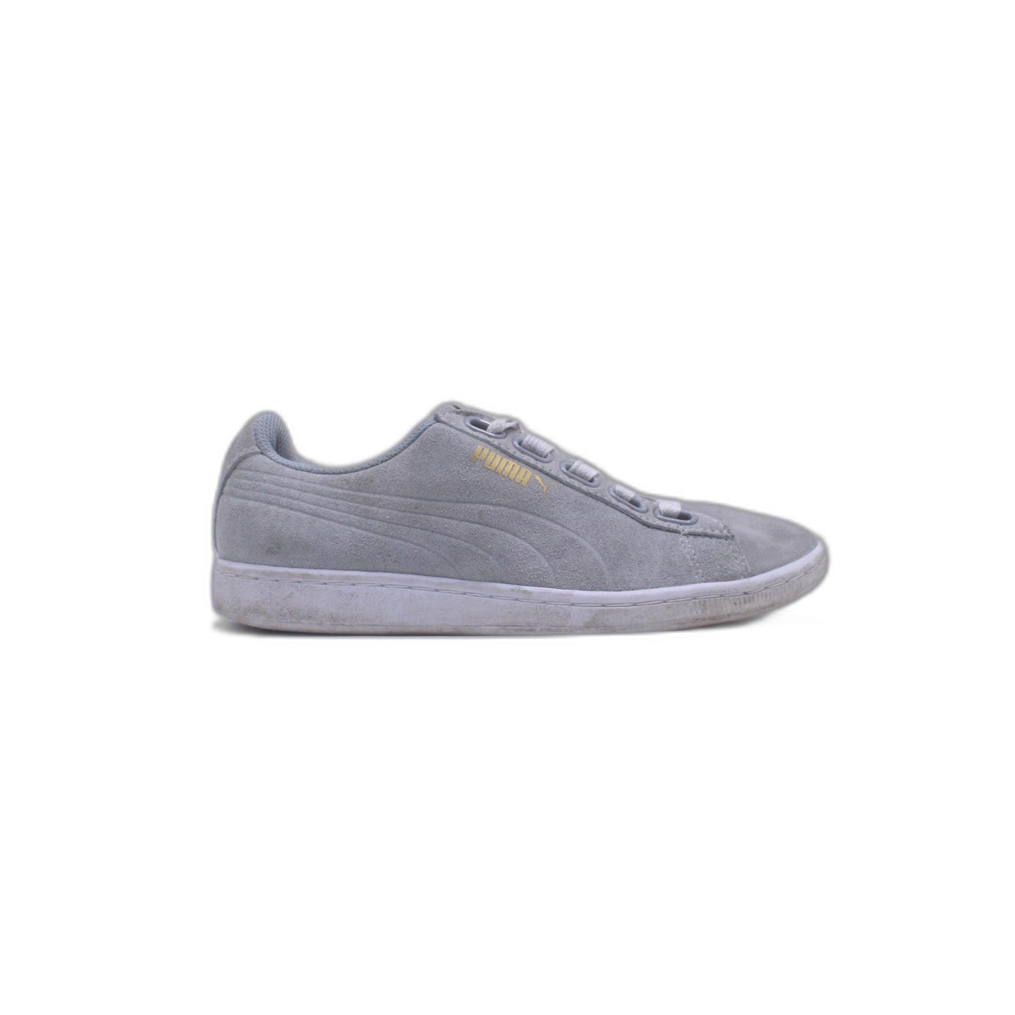 Puma Gray Suede Sneaker