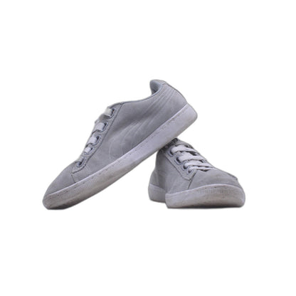 Puma Gray Suede Sneaker
