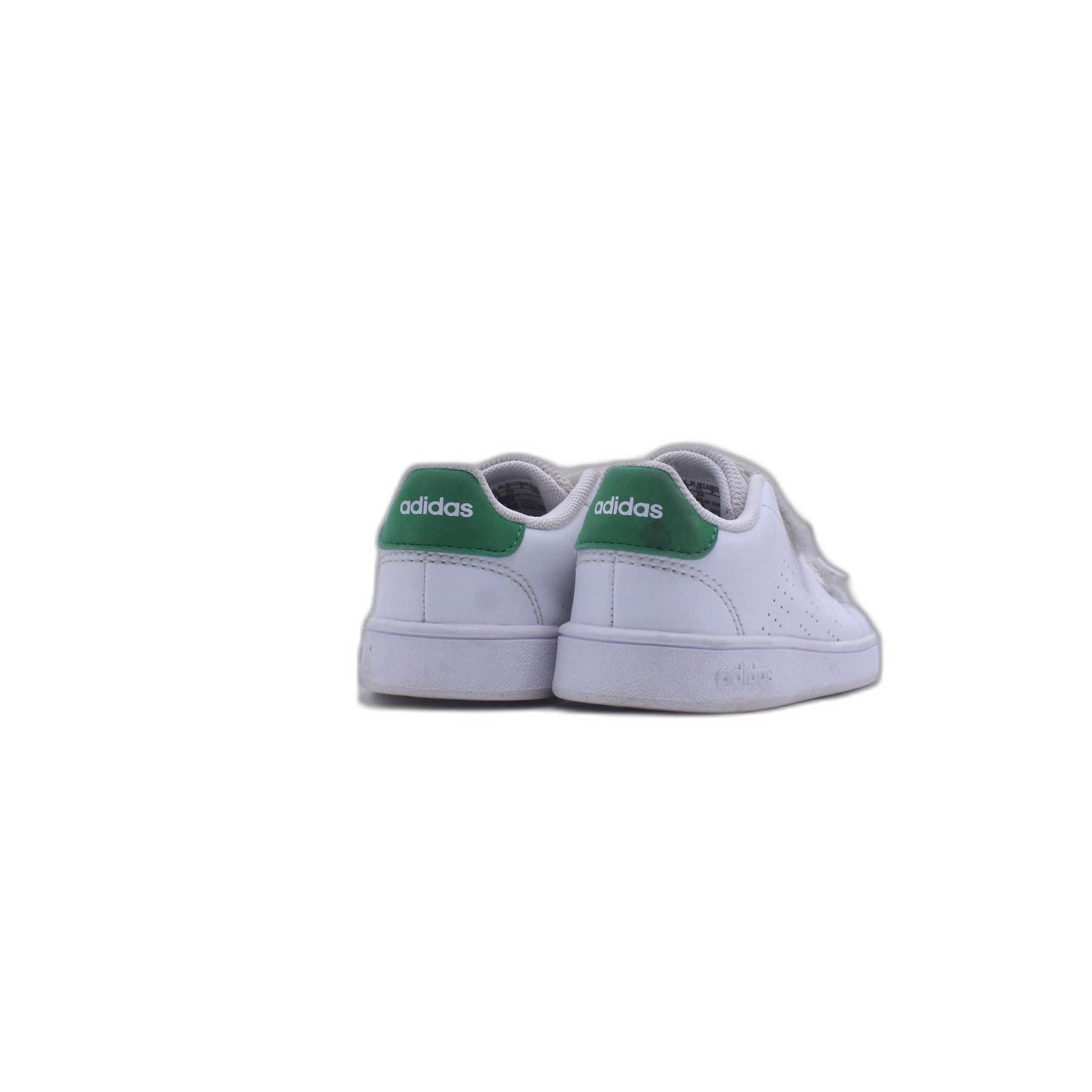 Adidas Advantage White Green Lace Up Sneaker