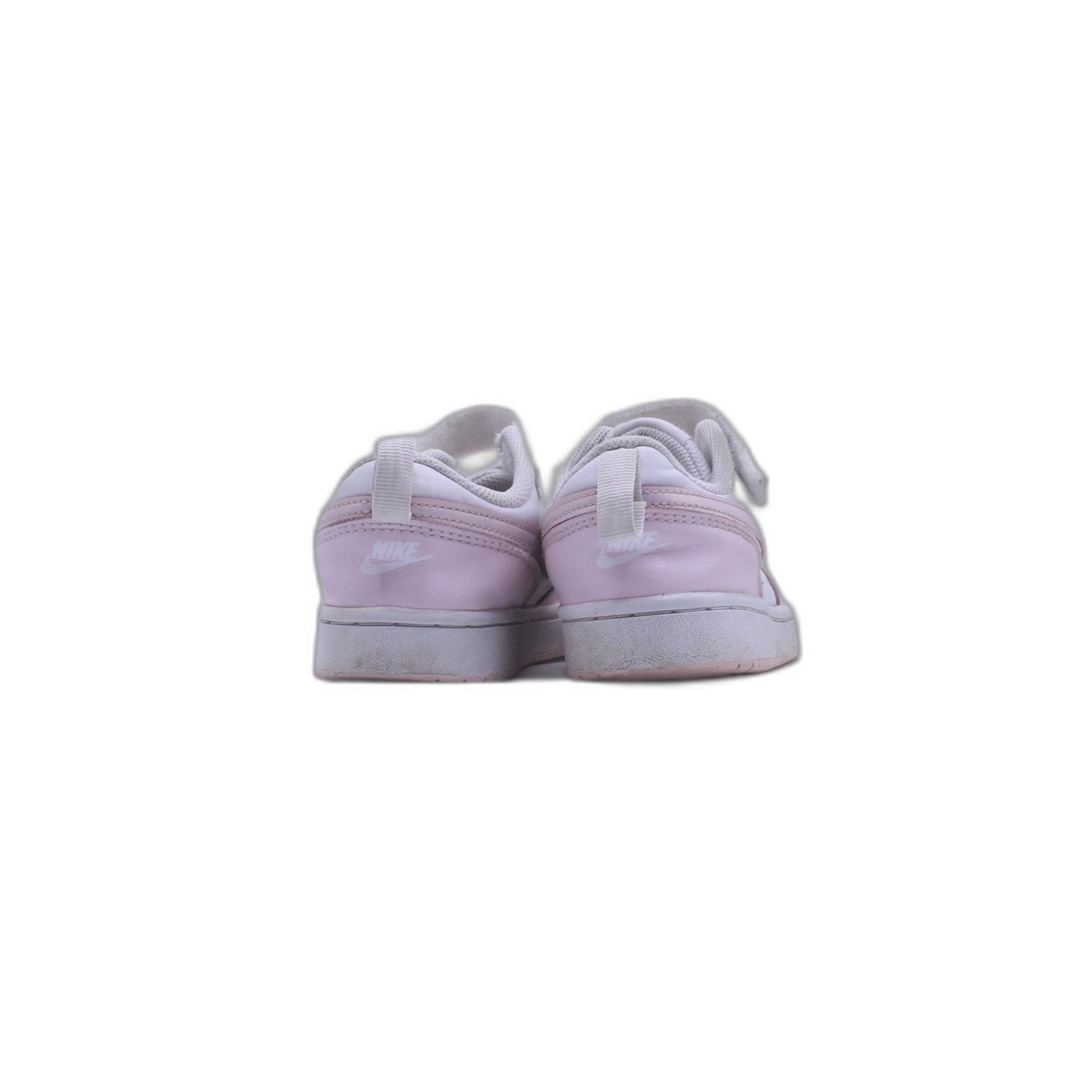 Nike Court Borough Toddler Girls White Pink Low Top Athletic Sneaker
