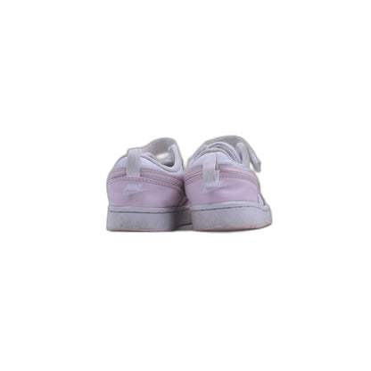 Nike Court Borough Toddler Girls White Pink Low Top Athletic Sneaker