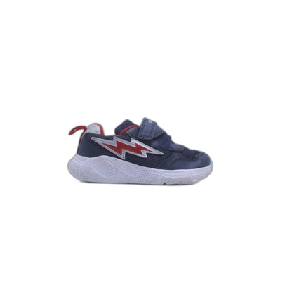 Geox Sprintye Kids Navy Knitted Textile Sneaker