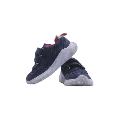 Geox Sprintye Kids Navy Knitted Textile Sneaker