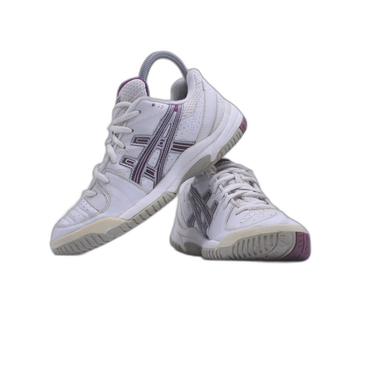Asics EX89 x Needles White Purple Grey Court Shoe