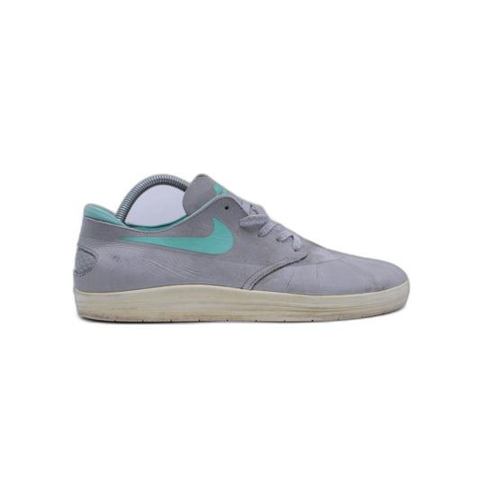 Nike Mens Lunar Oneshot Gray/Crystal Mint Skate Shoe