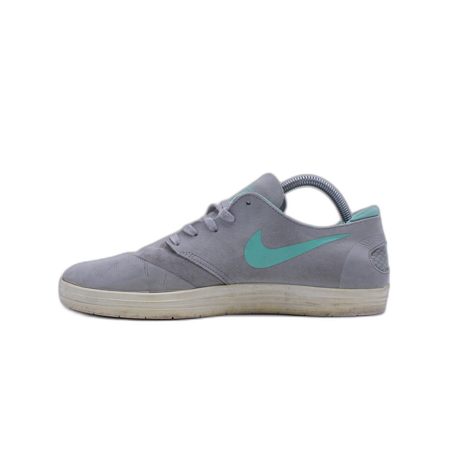 Nike Mens Lunar Oneshot Gray/Crystal Mint Skate Shoe