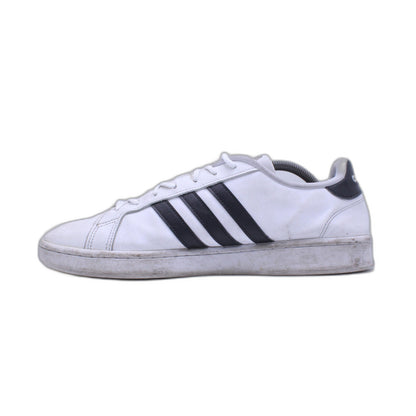 Adidas Grand Court F36483 White Running Shoes Lace Up Low Top