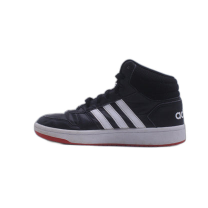 Adidas Mens Hoops 2.0 Mid Black Basketball Shoe