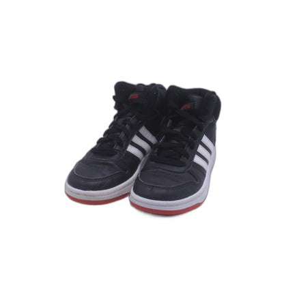 Adidas Mens Hoops 2.0 Mid Black Basketball Shoe