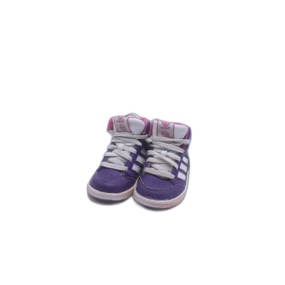 ADIDAS NEO RALEIGH PURPLE PLAID MID TOP SNEAKER