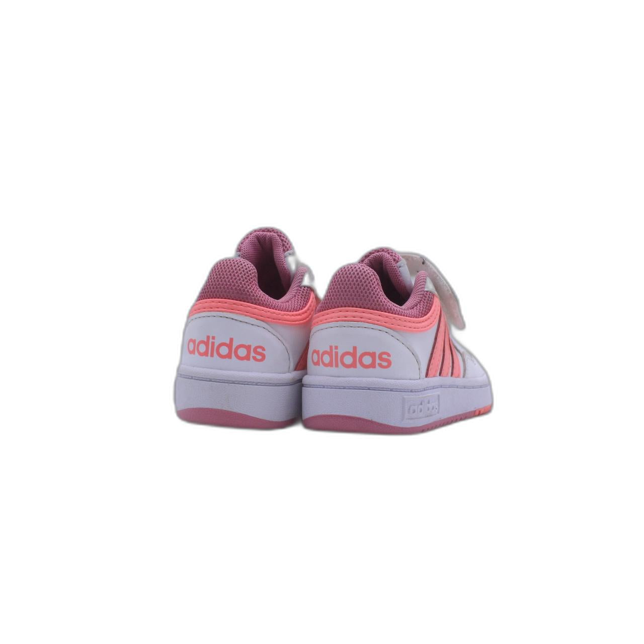 Adidas Hoops 3.0 Bold Low White Pink Fusion Sneaker