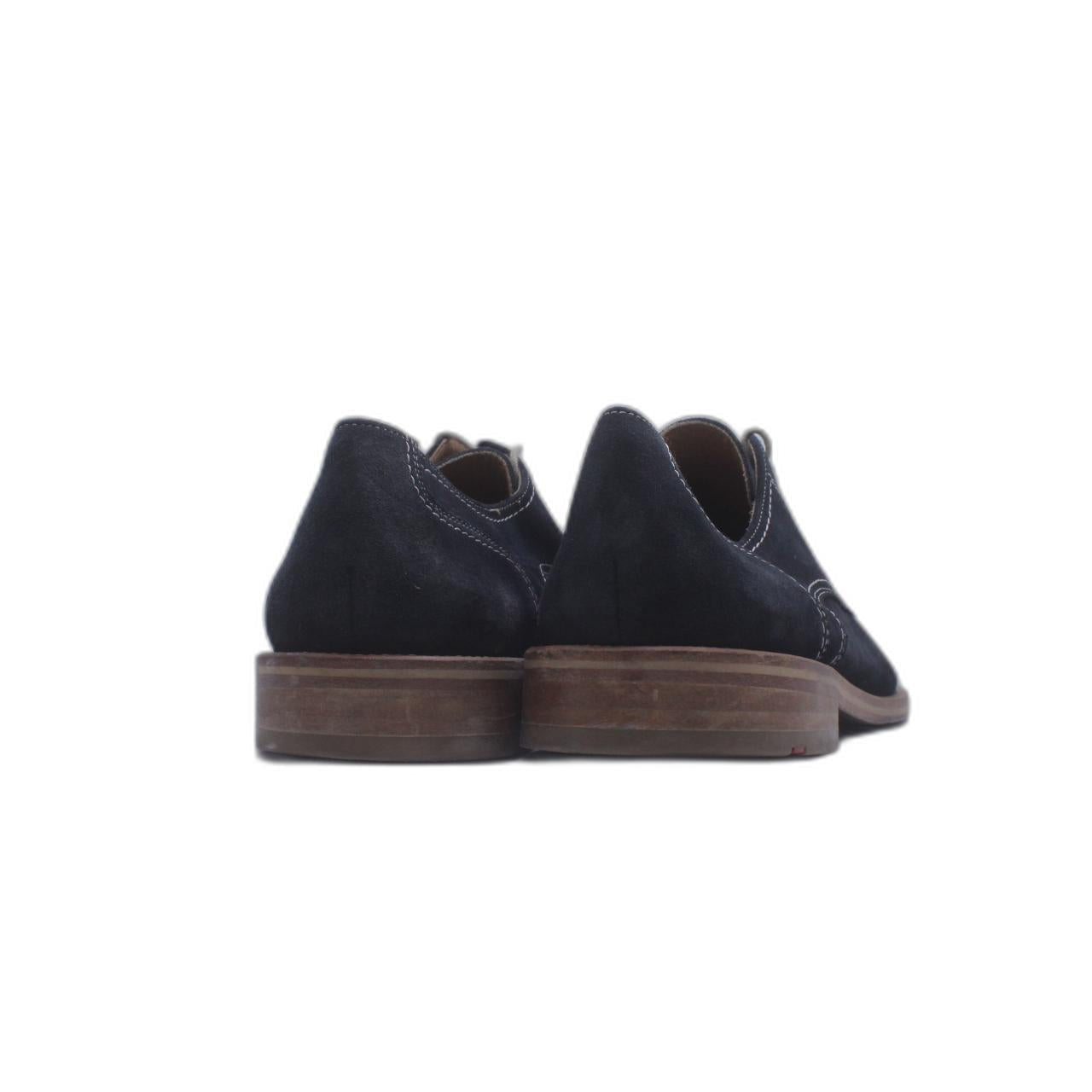 Lloyd Men's Black Leather Fashion Oxfords Shoe