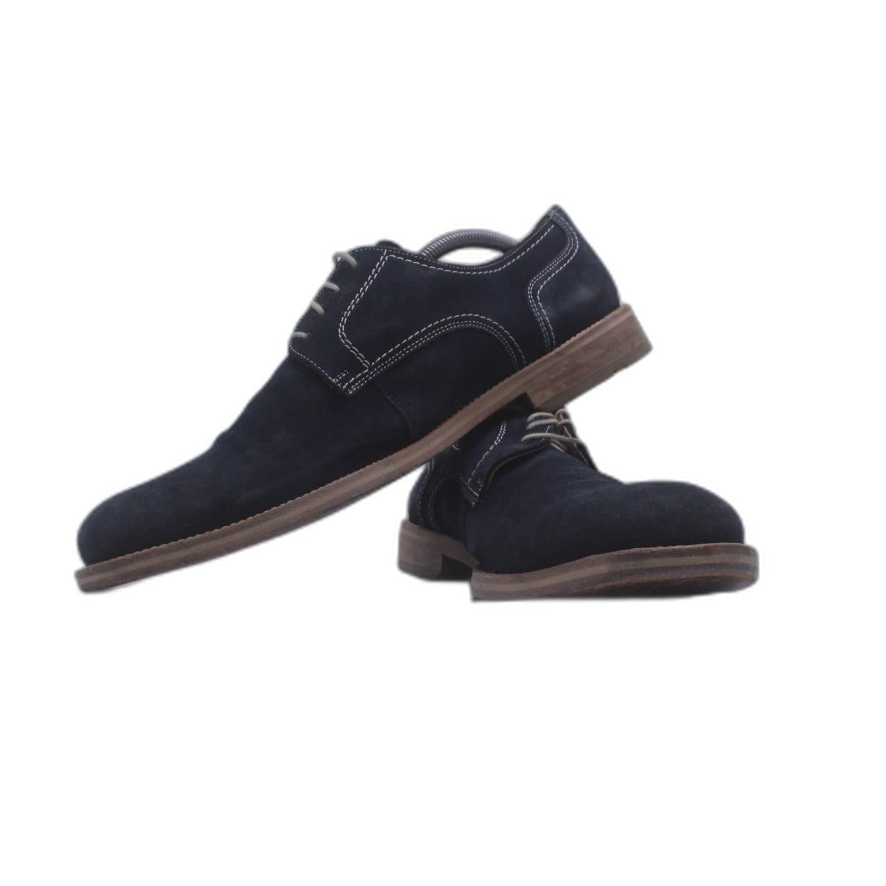 Lloyd Men's Black Leather Fashion Oxfords Shoe