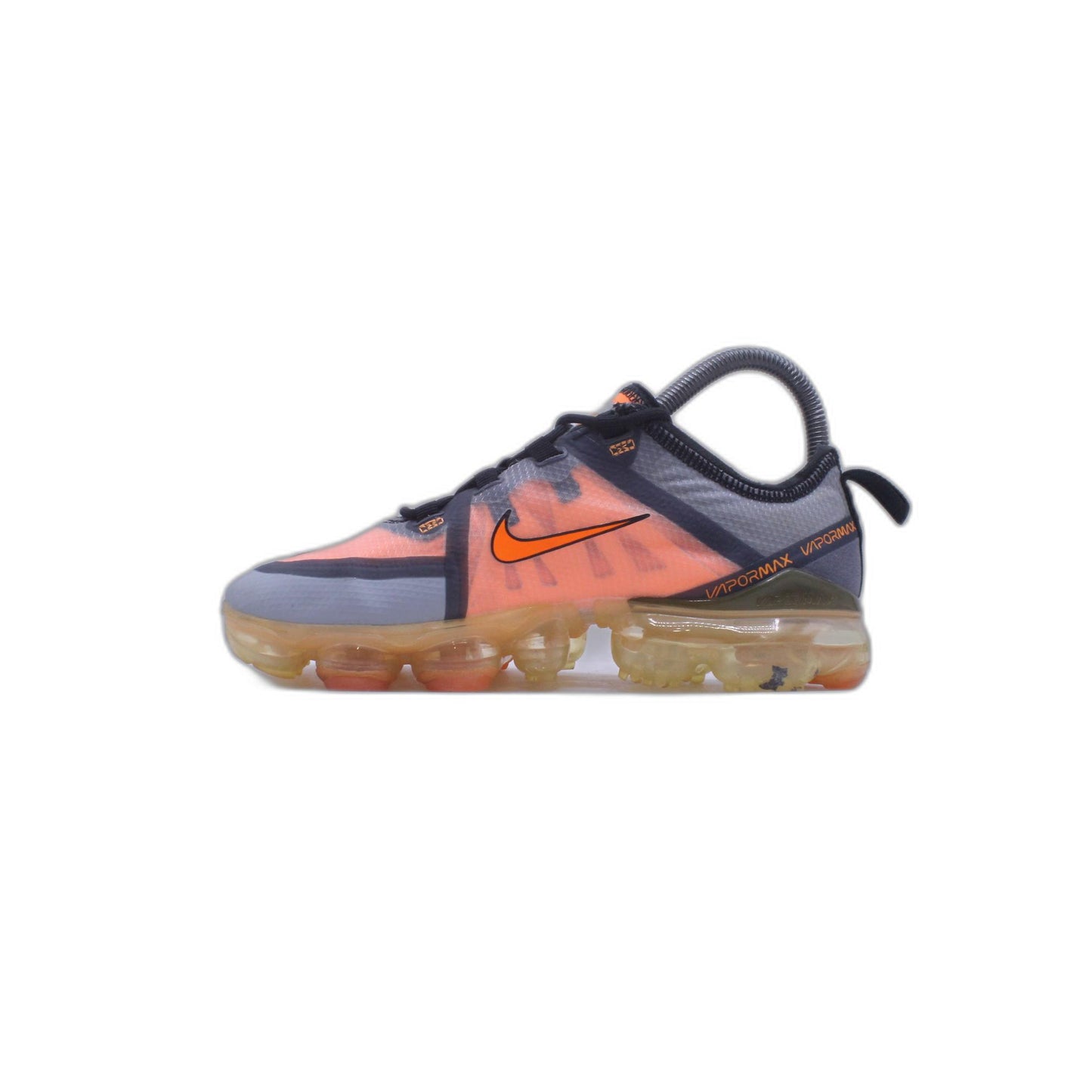 Nike Air VaporMax 2019 Orange Grey Athleisure Run Shoe