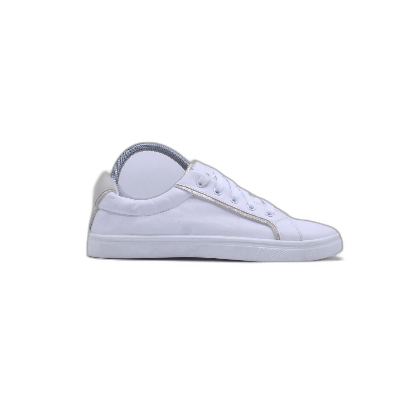 White Leather Casual Shoe