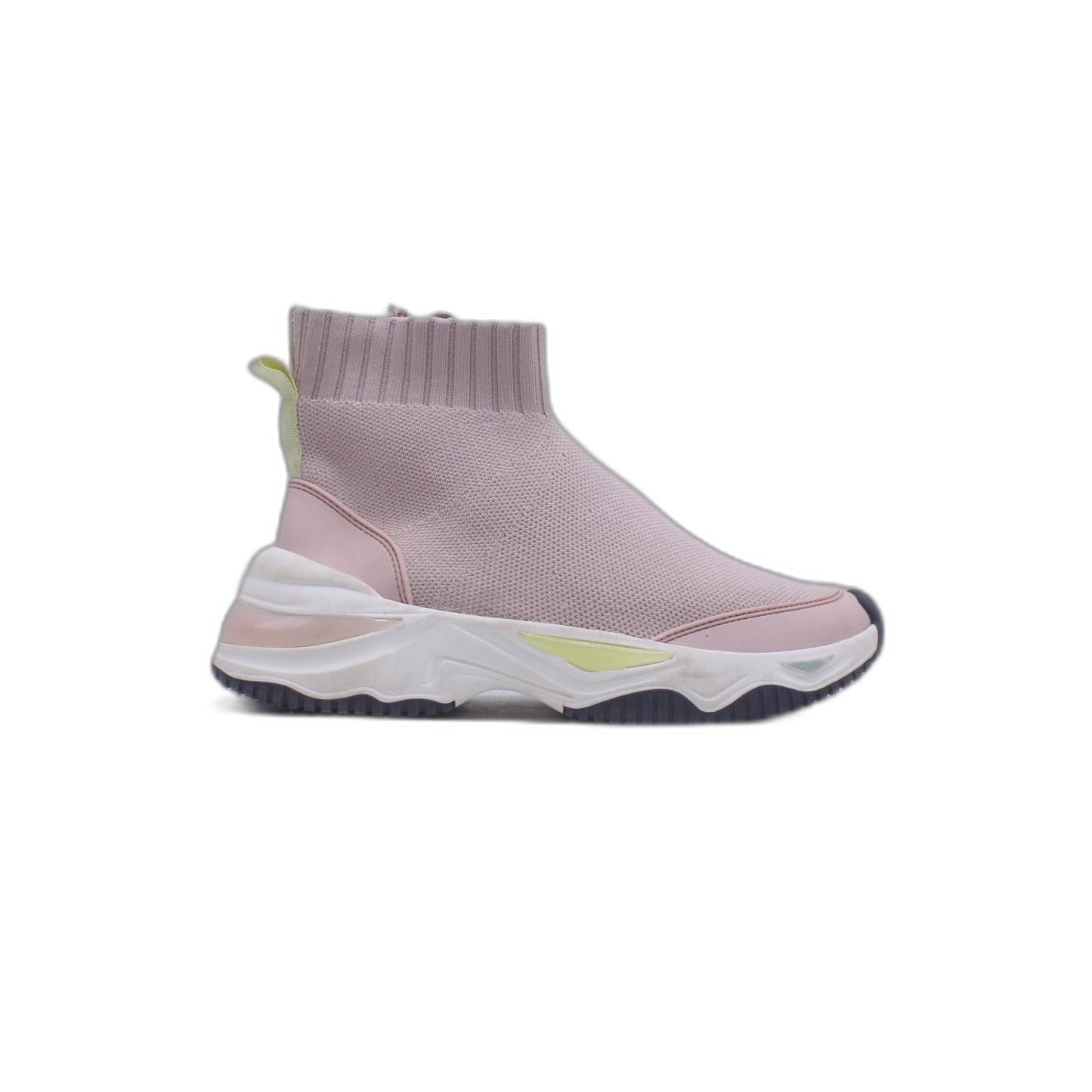 Zara Pink Contrast Lace Up Training Sneaker