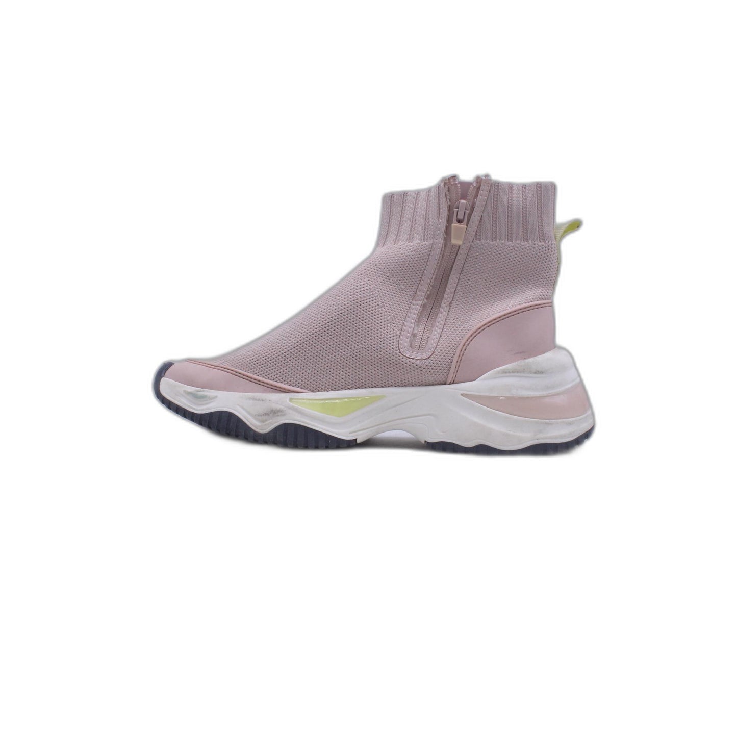 Zara Pink Contrast Lace Up Training Sneaker