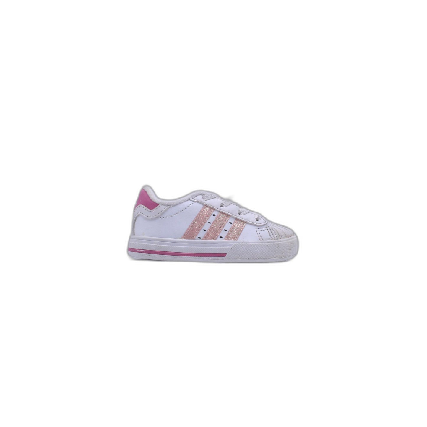 Adidas Neo Lable White and Pink Girls Shoe