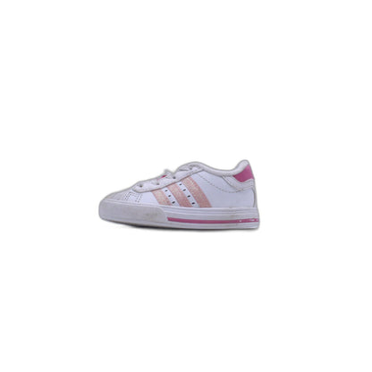 Adidas Neo Lable White and Pink Girls Shoe