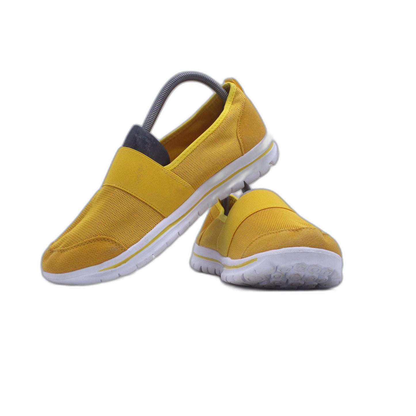 Clarks Cloudsteppers Canvas Slip-Ons Breeze Step Yellow