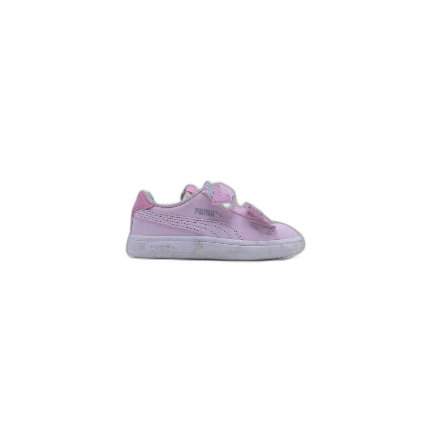 PUMA Little Kids Girls' Smash 3.0 Badges Sneaker