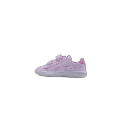 PUMA Little Kids Girls' Smash 3.0 Badges Sneaker