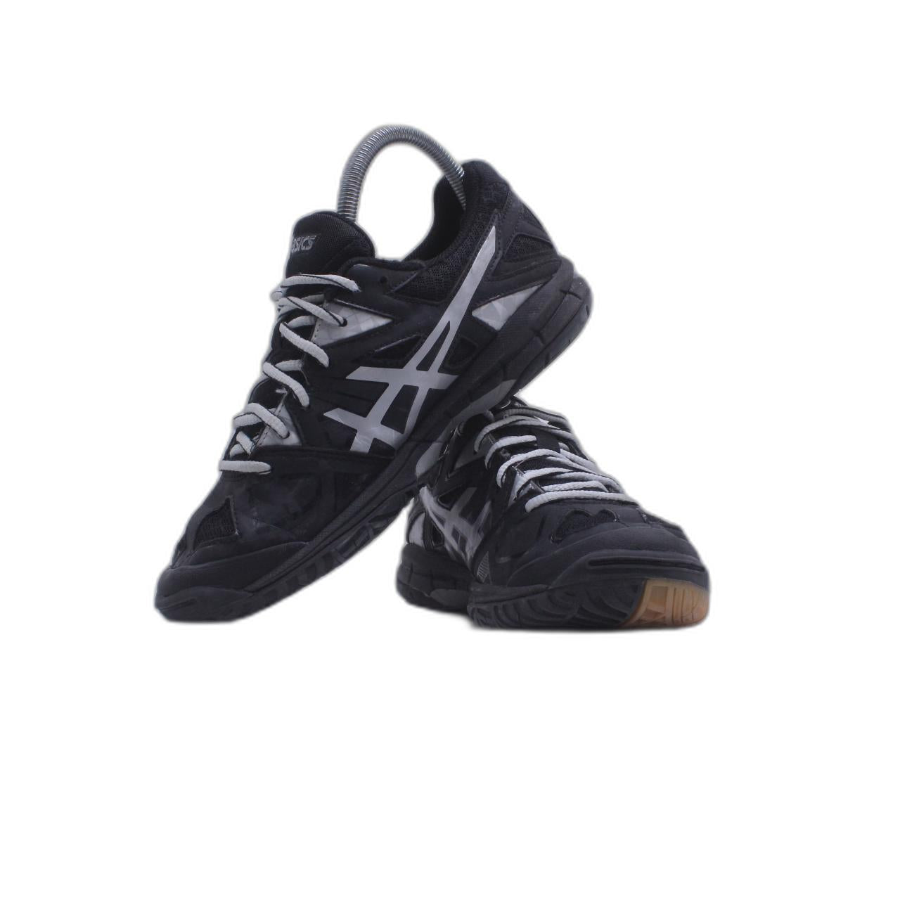 Asics Get Tastic Black Athletic Training Volleyball Sneaker