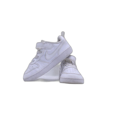 Nike Court Borough Low Recraft GS Triple White Kids Youth Casual Shoe
