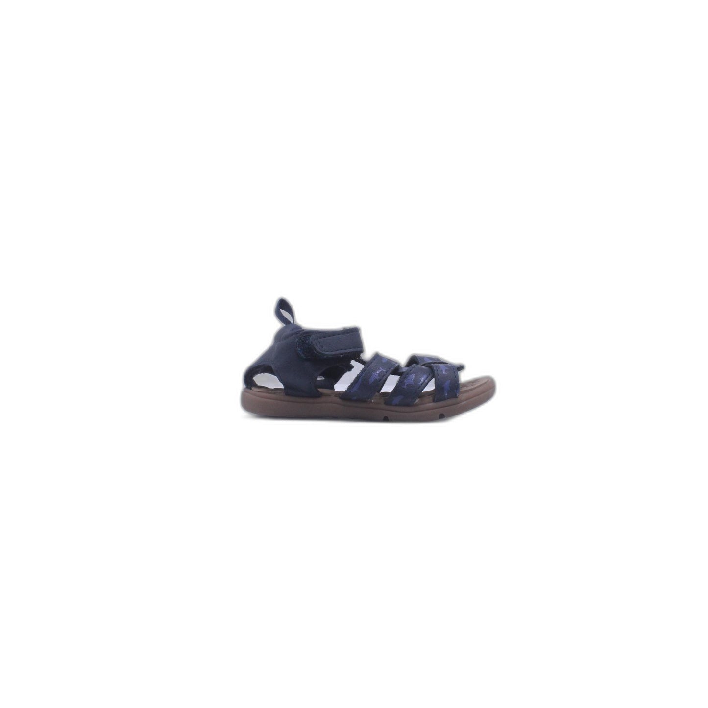 Boys Spot On Navy Camouflage Smart Open Toe Riptape Sandals : N0066